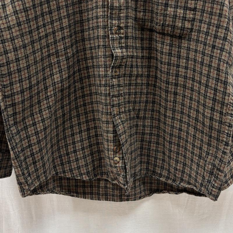 ペンドルトン PENDLETON シャツ、ブラウス 長袖 チェック柄 ウール ボタンダウン 長袖 シャツ L 茶 / ブラウン / brown メンズ USED 古着 中古 50148657