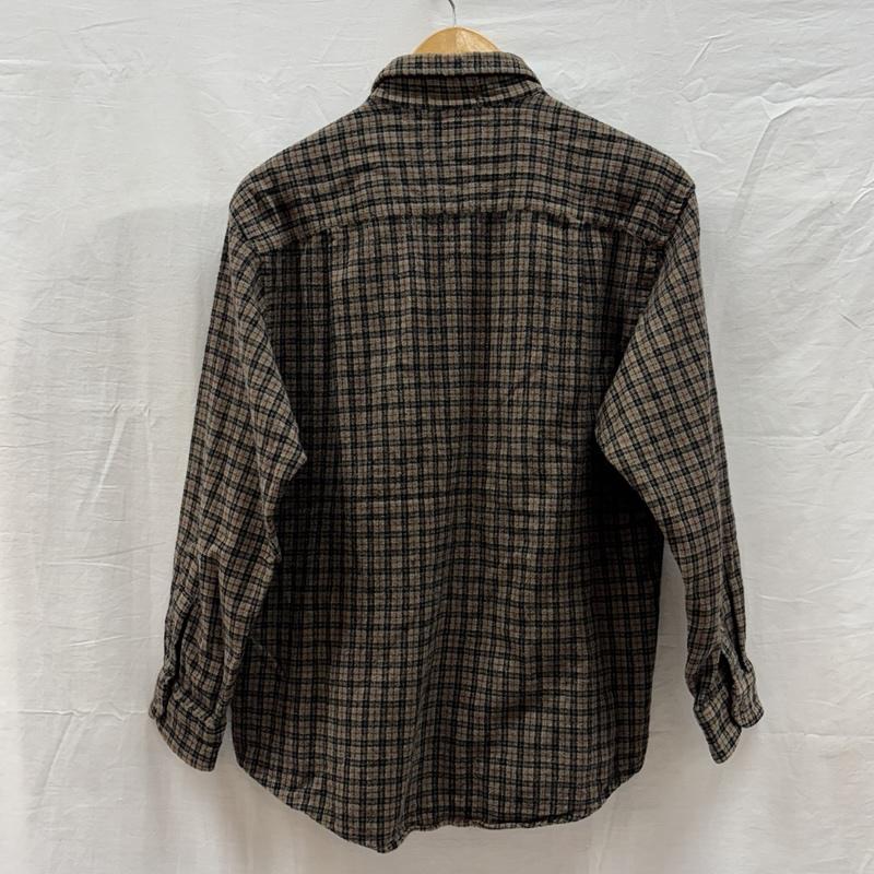 ペンドルトン PENDLETON シャツ、ブラウス 長袖 チェック柄 ウール ボタンダウン 長袖 シャツ L 茶 / ブラウン / brown メンズ USED 古着 中古 50148657