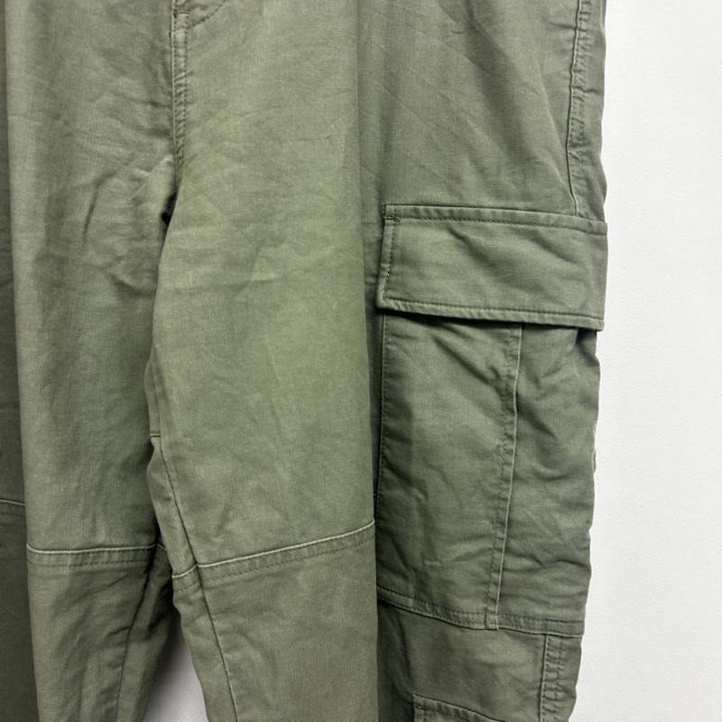 ステューシー STUSSY パンツ ワークパンツ、ペインターパンツ ミニタリーパンツ カーゴ ワイドシルエット コットン 32 無地 カーキ / カーキ / khaki メンズ USED 古着 中古 50148658