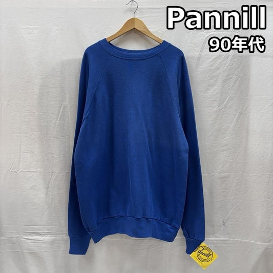 古着 USED トレーナー 長袖 Pannill パニール 90年代 ビンテージ USA製 クルーネック スウェット トレーナー 90s XXL 青 / ブルー / blue メンズ USED 古着 中古 50148675