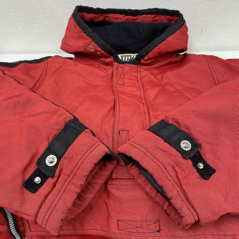 ペレペレ PELLEPELLE ジャケット、上着 ジャンパー、ブルゾン 90s marc buchanan アノラック ジャケット 中綿 ハーフジップ ロゴ 刺繍 大きめ ビッグシルエット XL ロゴ、文字 X 刺繍 赤 / レッド / red X 黒 / ブラック / black メンズ USED 古着 中古 50148711