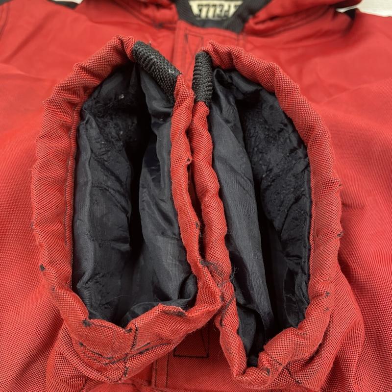 ペレペレ PELLEPELLE ジャケット、上着 ジャンパー、ブルゾン 90s marc buchanan アノラック ジャケット 中綿 ハーフジップ ロゴ 刺繍 大きめ ビッグシルエット XL ロゴ、文字 X 刺繍 赤 / レッド / red X 黒 / ブラック / black メンズ USED 古着 中古 50148711