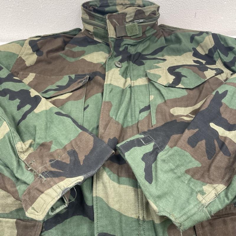 古着 USED ジャケット、上着 ジャンパー、ブルゾン 80 s US ARMY M-65 フィールド ジャケット 米軍実物 ウッドランドカモ 迷彩 ジップアップ XS カモフラージュ柄・迷彩 マルチカラー / マルチカラー / multicolor メンズ USED 古着 中古 50148729