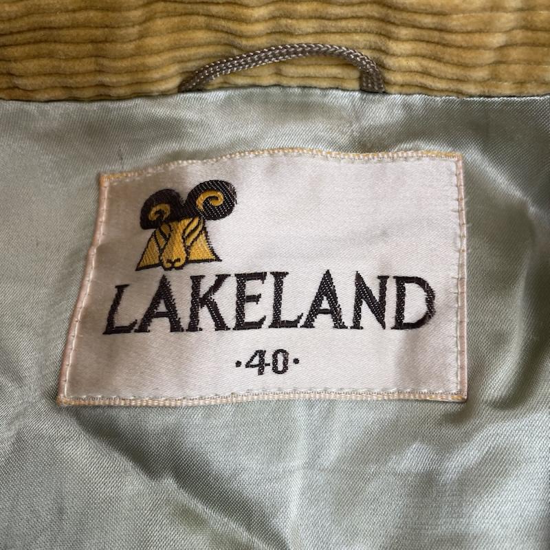 古着 USED ジャケット、上着 ジャンパー、ブルゾン ヴィンテージ Lakeland コーデュロイ レザートリム チョアランチコート くるみボタン じゃけっと 40 無地 マスタード / マスタード / メンズ USED 古着 中古 50148730