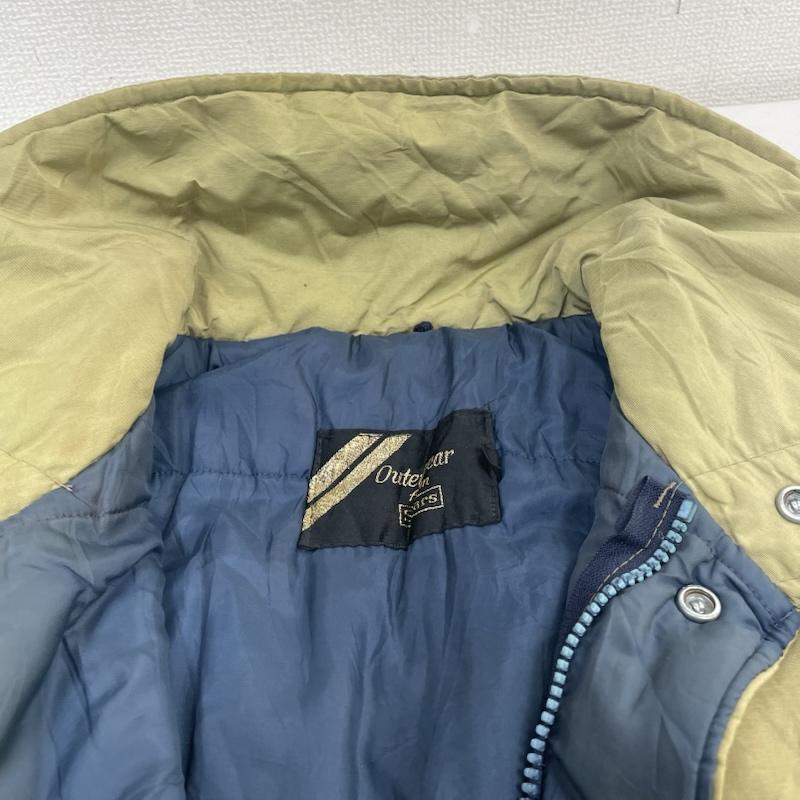 シアーズ SEARS ジャケット、上着 ジャンパー、ブルゾン 80s 90s 中綿 ブルゾン パファー ジャケット フルジップアップ 無地 S 無地 カーキ / カーキ / khaki メンズ USED 古着 中古 50148734