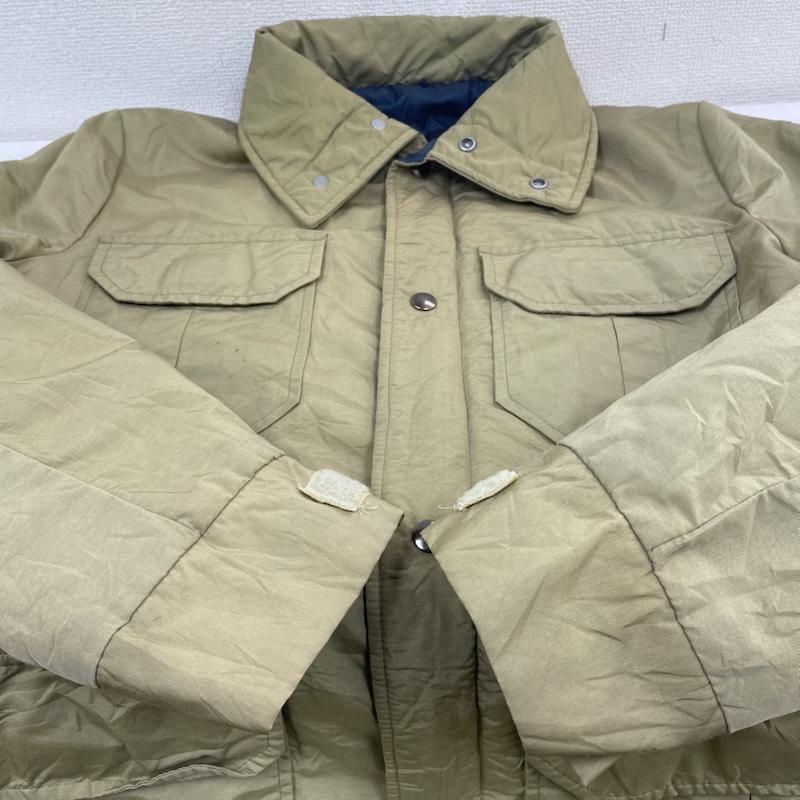 シアーズ SEARS ジャケット、上着 ジャンパー、ブルゾン 80s 90s 中綿 ブルゾン パファー ジャケット フルジップアップ 無地 S 無地 カーキ / カーキ / khaki メンズ USED 古着 中古 50148734