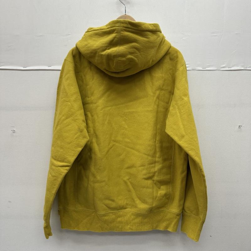 シュプリーム Supreme パーカー 長袖 19AW Micro Logo Hooded Sweatshirt ロゴ 刺繍 パーカー M 黄 / イエロー / yellow メンズ USED 古着 中古 50148748