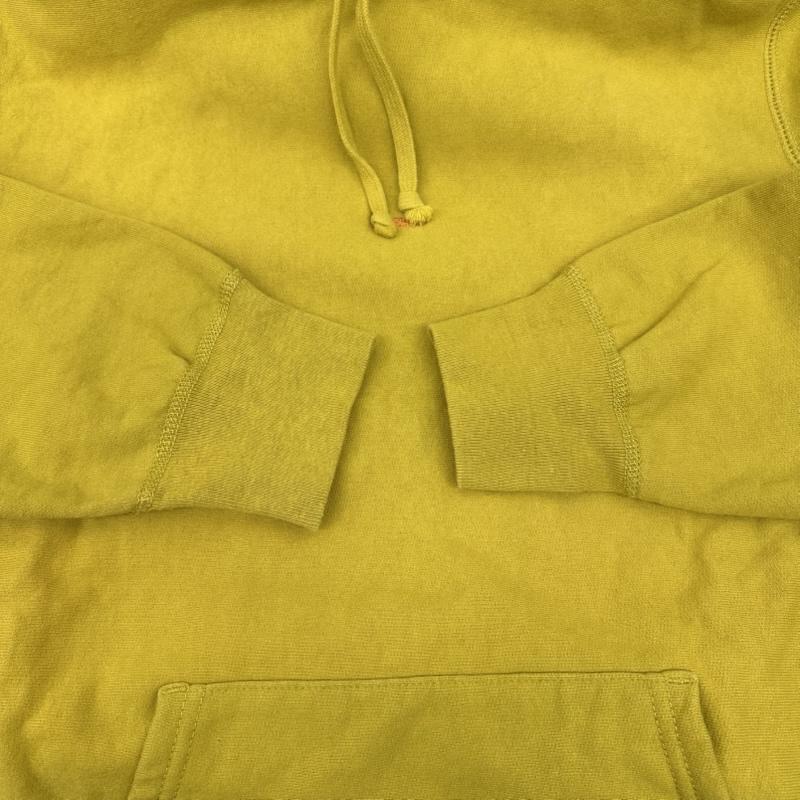シュプリーム Supreme パーカー 長袖 19AW Micro Logo Hooded Sweatshirt ロゴ 刺繍 パーカー M 黄 / イエロー / yellow メンズ USED 古着 中古 50148748