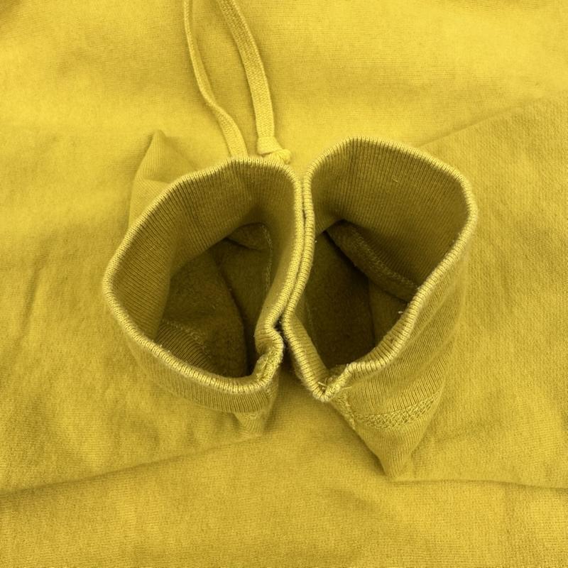 シュプリーム Supreme パーカー 長袖 19AW Micro Logo Hooded Sweatshirt ロゴ 刺繍 パーカー M 黄 / イエロー / yellow メンズ USED 古着 中古 50148748