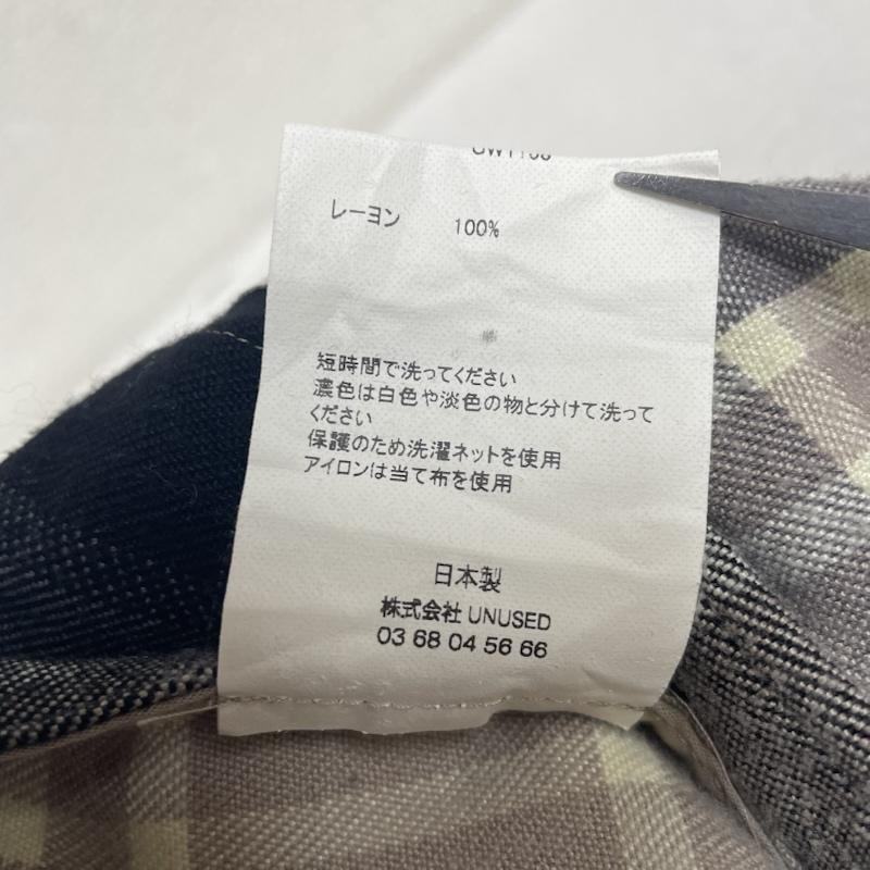 アンユーズド UNUSED パンツ ワークパンツ、ペインターパンツ 23AW Rayon check pants イージー カジュアルパンツ チェック柄 レーヨン100% ボタンフライ 3 チェック マルチカラー / マルチカラー / multicolor メンズ USED 古着 中古 50148754