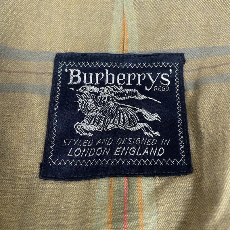 バーバリーズ BURBERRYS コート トレンチコート ステンカラー コート ジャケット ボタン ウール ビジネスコート 無地 無地 ベージュ / ベージュ / beige メンズ USED 古着 中古 50148757