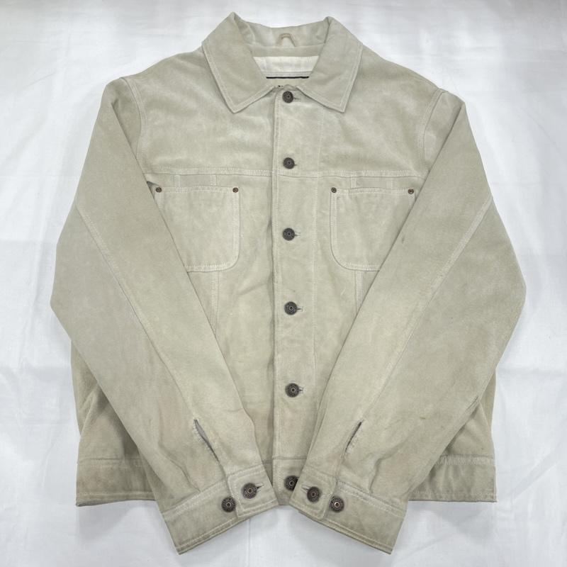 レザー レザー ジャケット、上着 ジャケット、ブレザー M.JULIAN WILSONS エムジュリアン ウィルソンズ レザー ジャケット ヴィンテージ S 無地 ナチュラル / ナチュラル / メンズ USED 古着 中古 50148771