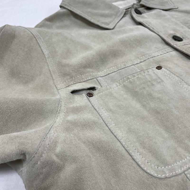 レザー レザー ジャケット、上着 ジャケット、ブレザー M.JULIAN WILSONS エムジュリアン ウィルソンズ レザー ジャケット ヴィンテージ S 無地 ナチュラル / ナチュラル / メンズ USED 古着 中古 50148771