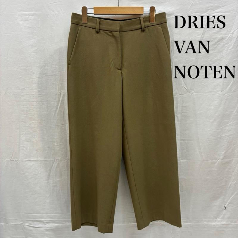 ドリスヴァンノッテン DRIES VAN NOTEN パンツ スラックス ウール ワイド スラックス ジップフライ 36 無地 メンズ USED 古着 中古 50148783