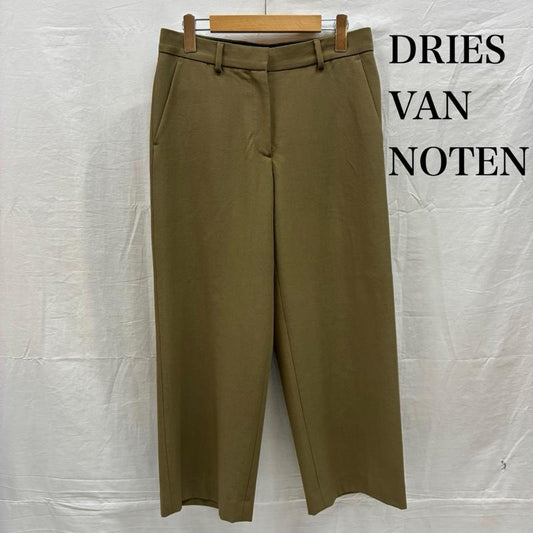 ドリスヴァンノッテン DRIES VAN NOTEN パンツ スラックス ウール ワイド スラックス ジップフライ 36 無地 メンズ USED 古着 中古 50148783