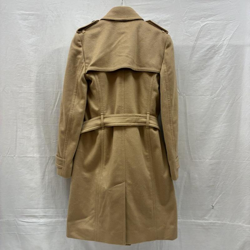 バーバリー BURBERRY コート トレンチコート 8022051 カシミヤ ウール ボタンレス ベルト ロング トレンチコート UK6 - レディース USED 古着 中古 50148787
