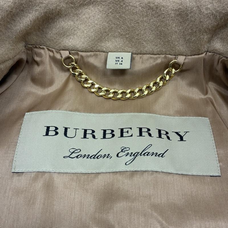 バーバリー BURBERRY コート トレンチコート 8022051 カシミヤ ウール ボタンレス ベルト ロング トレンチコート UK6 - レディース USED 古着 中古 50148787