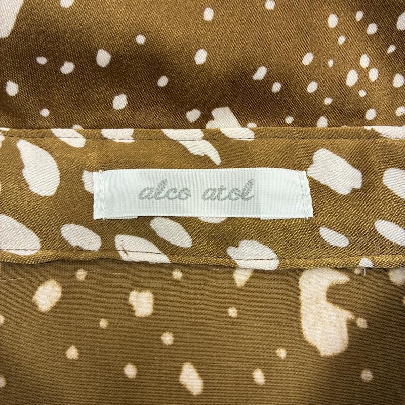 古着 USED ワンピース ロングスカート alco atol アルコアトル 総柄 ロング シャツ ワンピース 日本製 - 総柄 レディース USED 古着 中古 50148792