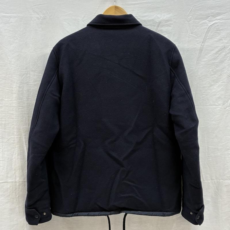 ヘルノ HERNO ジャケット、上着 ダウンジャケット ウール ナイロン コンビ 切替 ダウンジャケット 50 紺 / ネイビー / navy メンズ USED 古着 中古 50148794