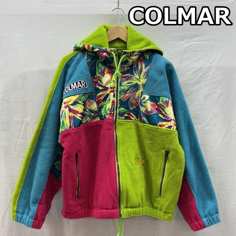 コルマール COLMAR ジャケット、上着 ジャンパー、ブルゾン MIZUNO ミズノタグ 花柄 パネル マルチカラー フリース ジャケット L メンズ USED 古着 中古 50148824