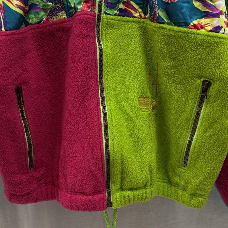 コルマール COLMAR ジャケット、上着 ジャンパー、ブルゾン MIZUNO ミズノタグ 花柄 パネル マルチカラー フリース ジャケット L メンズ USED 古着 中古 50148824
