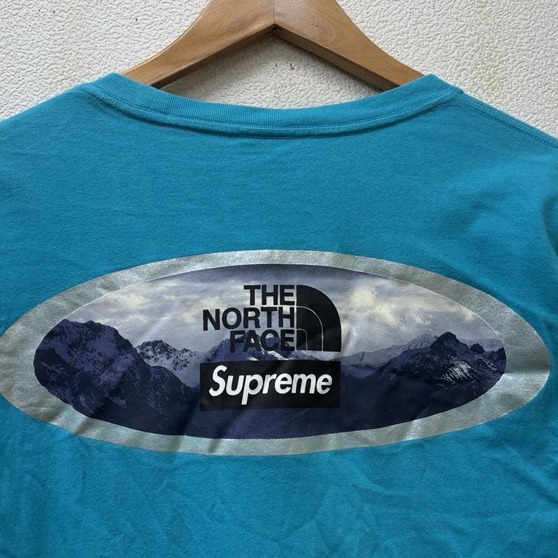 シュプリーム×ノースフェイス Supreme×THE NORTH FACE Tシャツ 半袖 21AW MOUNTAINS S/S Tee マウンテン ロゴ クルーネック 半袖 Tシャツ NT52101I L メンズ USED 古着 中古 50148861
