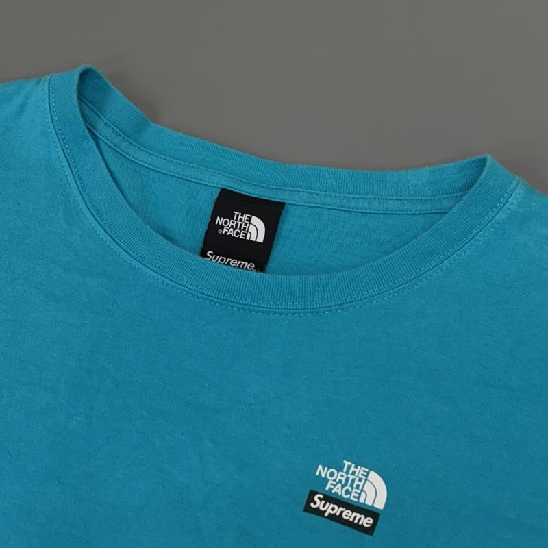 シュプリーム×ノースフェイス Supreme×THE NORTH FACE Tシャツ 半袖 21AW MOUNTAINS S/S Tee マウンテン ロゴ クルーネック 半袖 Tシャツ NT52101I L メンズ USED 古着 中古 50148861