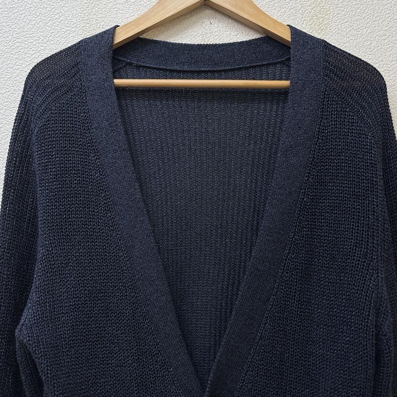 アタッチメント ATTACHMENT カーディガン 長袖 コットン アバカ レーヨン ニット カーディガン 2 紺 / ネイビー / navy メンズ USED 古着 中古 50148867