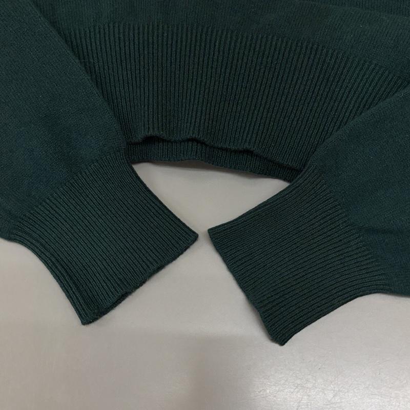 バーバリーズ BURBERRYS ニット、セーター 長袖 90年代 ビンテージ C-TK83 カシミヤブレンド ウール Vネック ニット セーター 90s VINTAGE M 緑 / グリーン / green メンズ USED 古着 中古 50148869