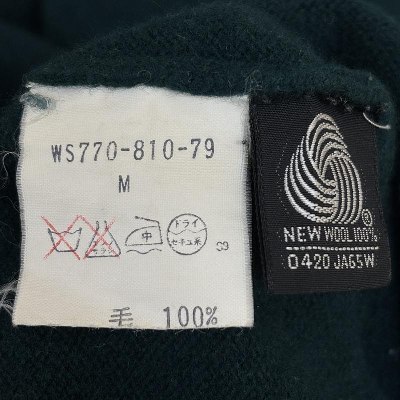 バーバリーズ BURBERRYS ニット、セーター 長袖 90年代 ビンテージ C-TK83 カシミヤブレンド ウール Vネック ニット セーター 90s VINTAGE M 緑 / グリーン / green メンズ USED 古着 中古 50148869