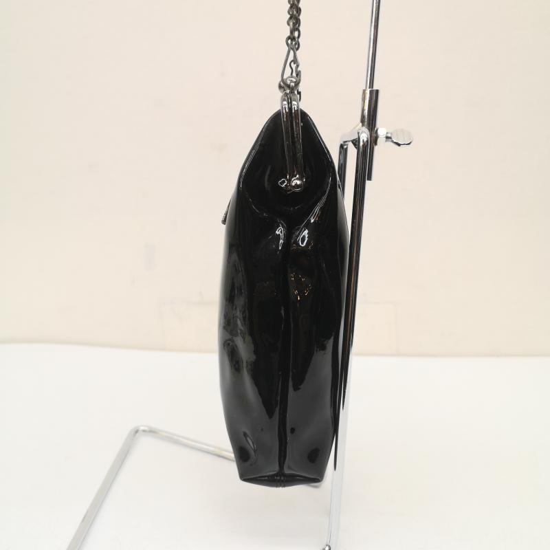 ジャンポールゴルチエ Jean Paul Gaultier ポーチ ポーチ エナメル がま口 ポーチ - 黒 / ブラック / black レディース USED 古着 中古 50148878