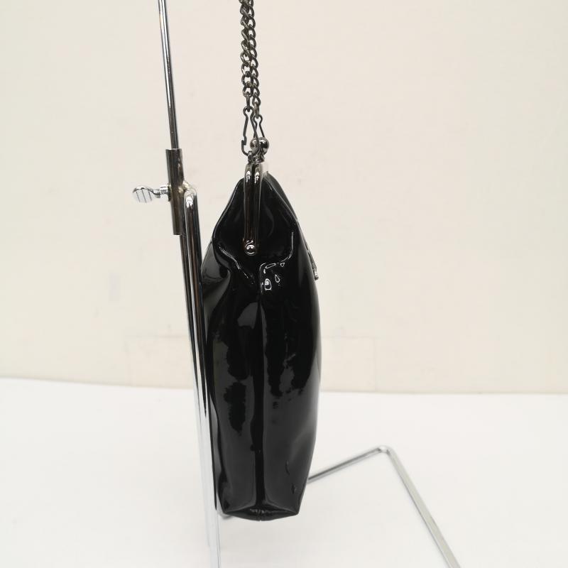 ジャンポールゴルチエ Jean Paul Gaultier ポーチ ポーチ エナメル がま口 ポーチ - 黒 / ブラック / black レディース USED 古着 中古 50148878