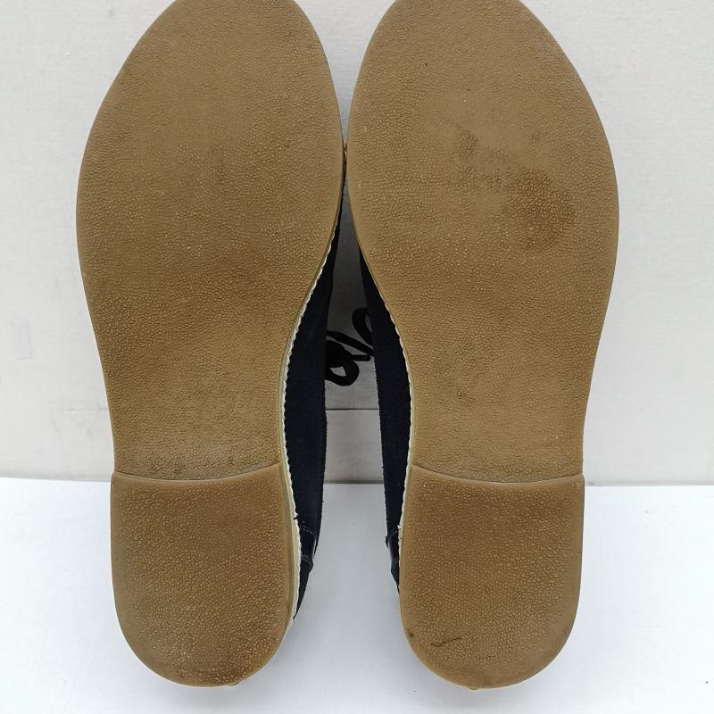アレキサンダーマックイーン ALEXANDERMCQUEEN ブーツ 一般 スエード バックジップ サイド スカル レザー シューズ 41 26.0cm 紺 / ネイビー / navy メンズ USED 古着 中古 50148920