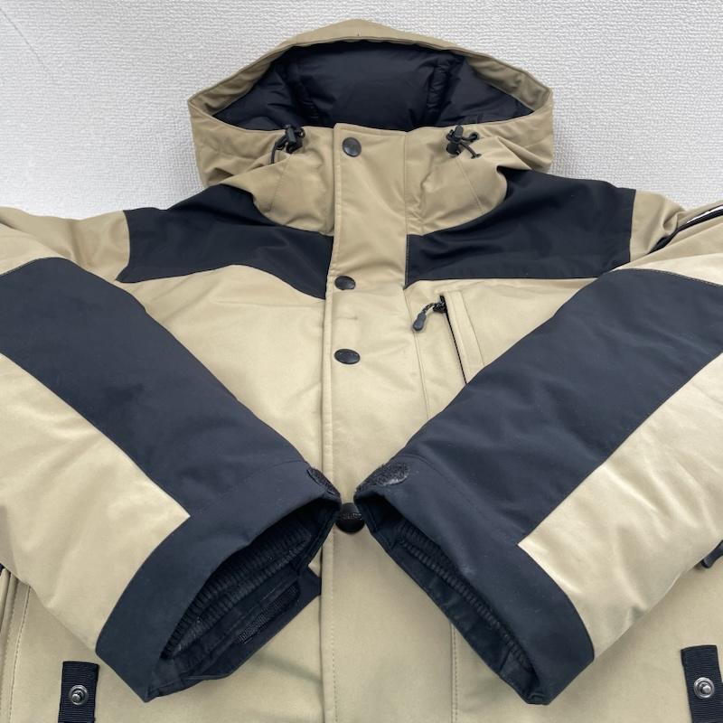 キャンプセブン CAMP7 ジャケット、上着 ダウンジャケット シンパテックス ダウン ジャケット ジップアップ ブルゾン cp-4216001 M 無地 黒 / ブラック / black X ベージュ / ベージュ / beige メンズ USED 古着 中古 50148924