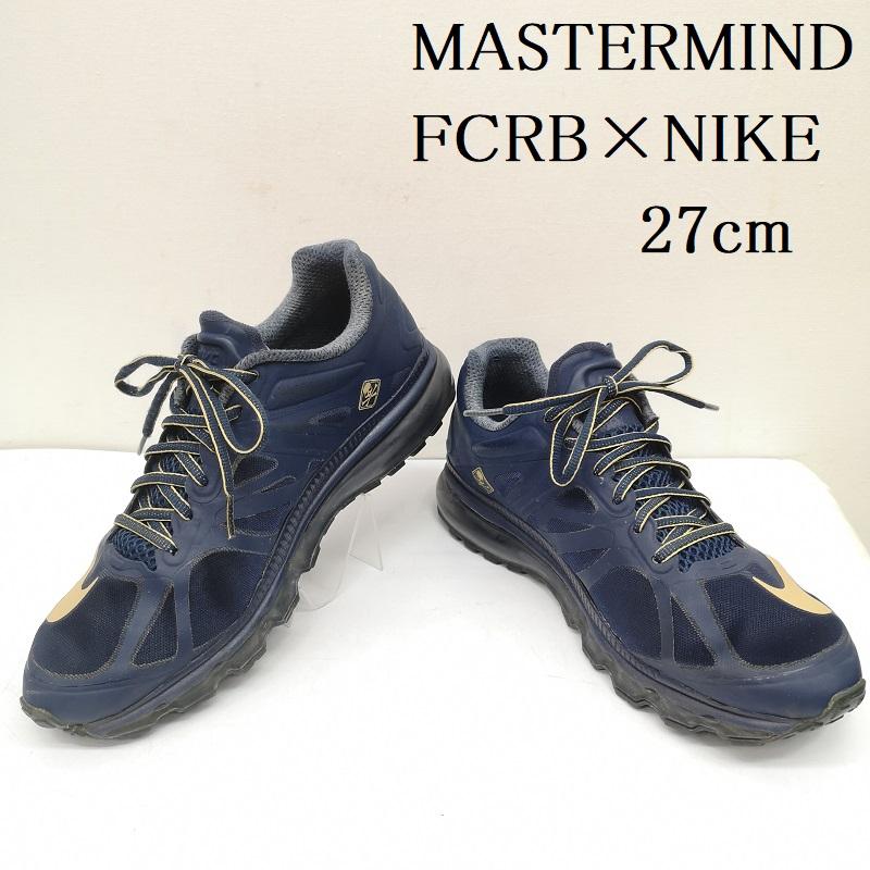 ナイキ NIKE スニーカー スニーカー 観賞用 MASTERMIND FCRB AIR MAX 2012 エアマックス 583220-470 27.0cm 紺 / ネイビー / navy メンズ USED 古着 中古 50148929