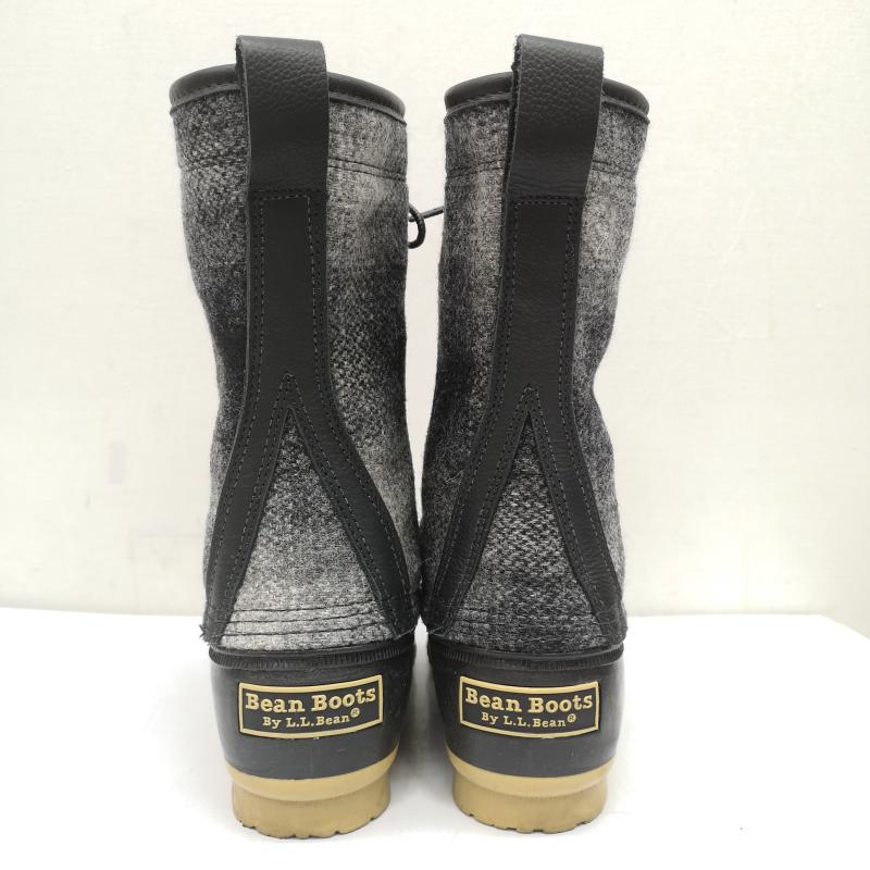 エルエルビーン L.L.Bean ブーツ 一般 ウール シグネチャー ビーン ブーツ 278976 USA製 US6 24.0cm 黒 / ブラック / black X 灰 / グレー / gray レディース USED 古着 中古 50148943