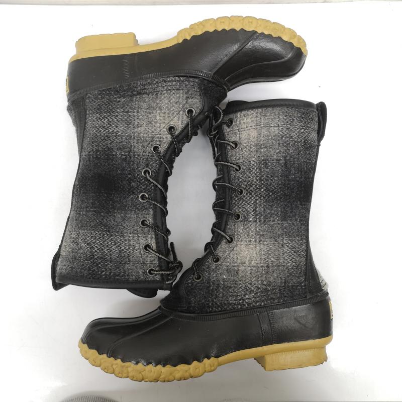 エルエルビーン L.L.Bean ブーツ 一般 ウール シグネチャー ビーン ブーツ 278976 USA製 US6 24.0cm 黒 / ブラック / black X 灰 / グレー / gray レディース USED 古着 中古 50148943