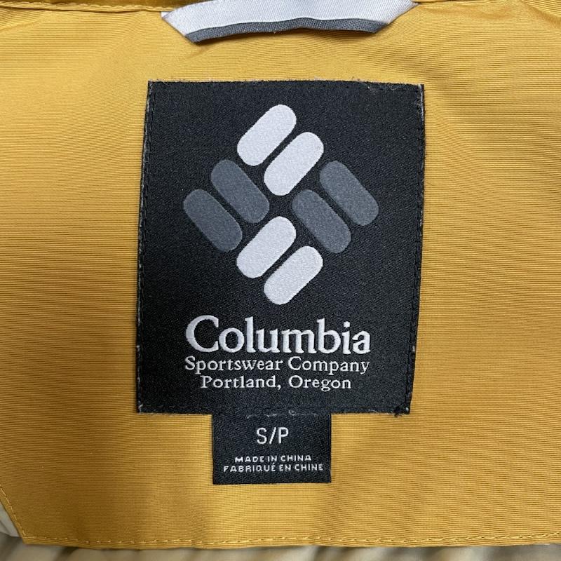 コロンビア Columbia ジャケット、上着 ダウンジャケット PM5609 80周年記念 シダーヒルズ ダウン ジャケット フルジップアップ S ロゴ、文字 マスタード / マスタード / メンズ USED 古着 中古 50148946