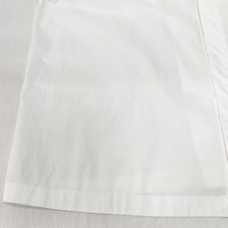 ユニウ゛ァーサルティシュ UNIVERSAL TISSU ワンピース ロングスカート タイプライターシャツトレンチ ノーカラー ホワイト FREESIZE UT180SH028 FREE 無地 白 / ホワイト / white レディース USED 古着 中古 50148959