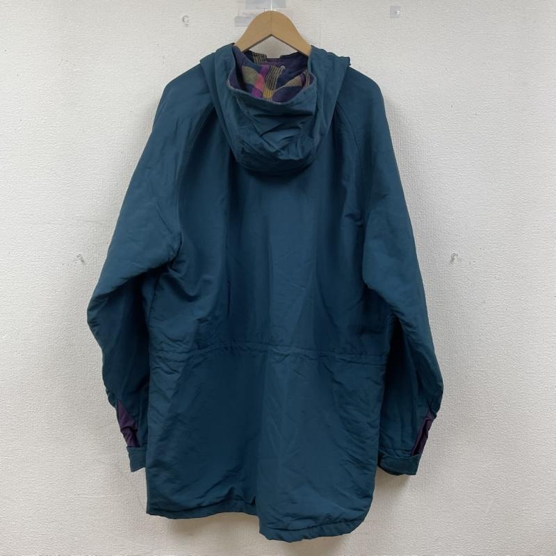 ウールリッチ WOOLRICH ジャケット、上着 ジャンパー、ブルゾン 80s USA製 マウンテンパーカー フルジップアップ ジャケット 裏地チェック柄 モスグリーン L 無地 X チェック 緑 / グリーン / green X マルチカラー / マルチカラー / multicolor メンズ USED 古着 中古 50148982