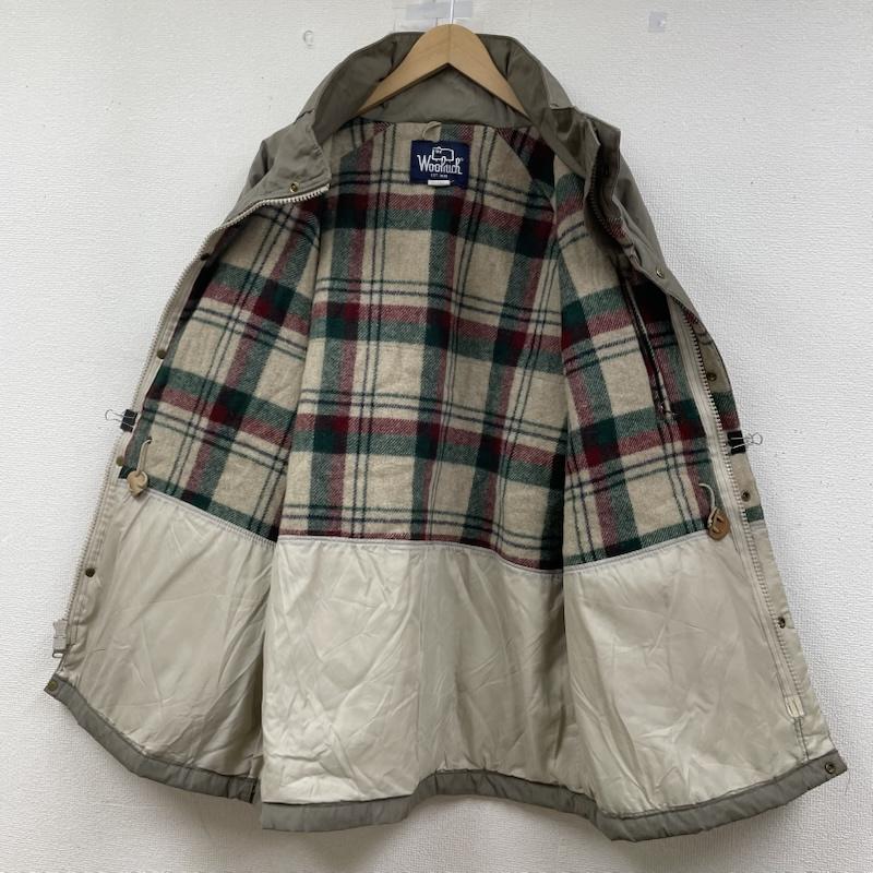 ウールリッチ WOOLRICH ジャケット、上着 ジャンパー、ブルゾン 80s USA製 ナイロン マウンテンパーカー ジャケット ウールライナー L 無地 ベージュ / ベージュ / beige メンズ USED 古着 中古 50148985