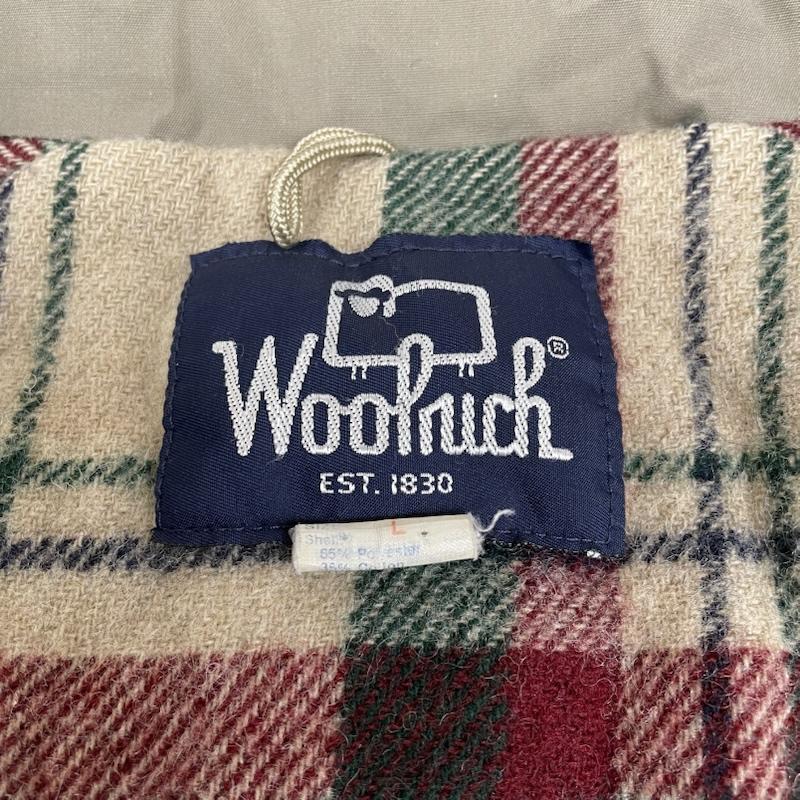 ウールリッチ WOOLRICH ジャケット、上着 ジャンパー、ブルゾン 80s USA製 ナイロン マウンテンパーカー ジャケット ウールライナー L 無地 ベージュ / ベージュ / beige メンズ USED 古着 中古 50148985