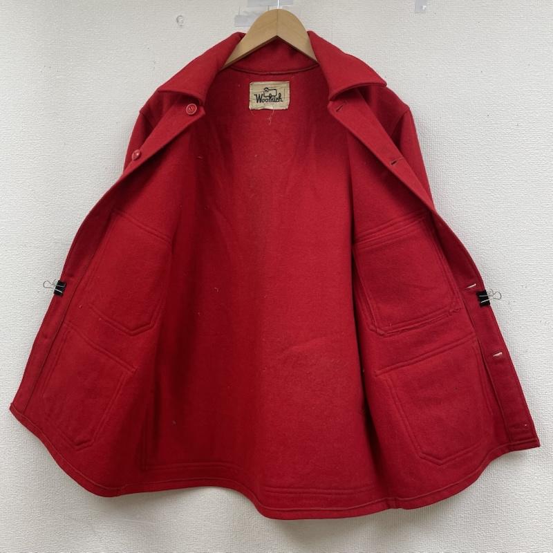 ウールリッチ WOOLRICH ジャケット、上着 ジャンパー、ブルゾン 60s 70s マッキーノ ジャケット ウールジャケット シャツ ブルゾン ボタン 無地 白タグ 42 無地 赤 / レッド / red メンズ USED 古着 中古 50148990
