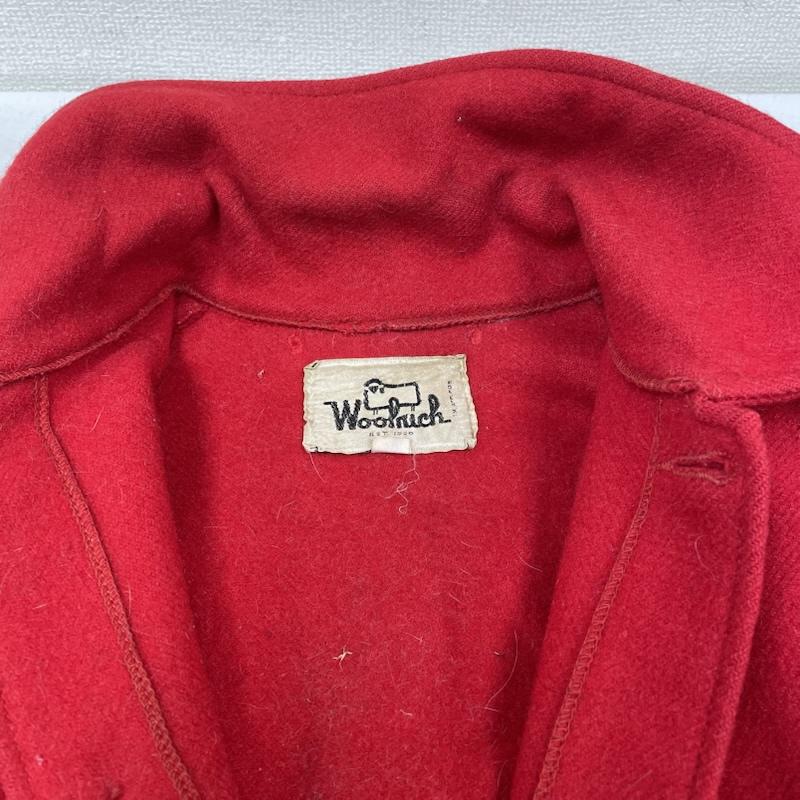 ウールリッチ WOOLRICH ジャケット、上着 ジャンパー、ブルゾン 60s 70s マッキーノ ジャケット ウールジャケット シャツ ブルゾン ボタン 無地 白タグ 42 無地 赤 / レッド / red メンズ USED 古着 中古 50148990