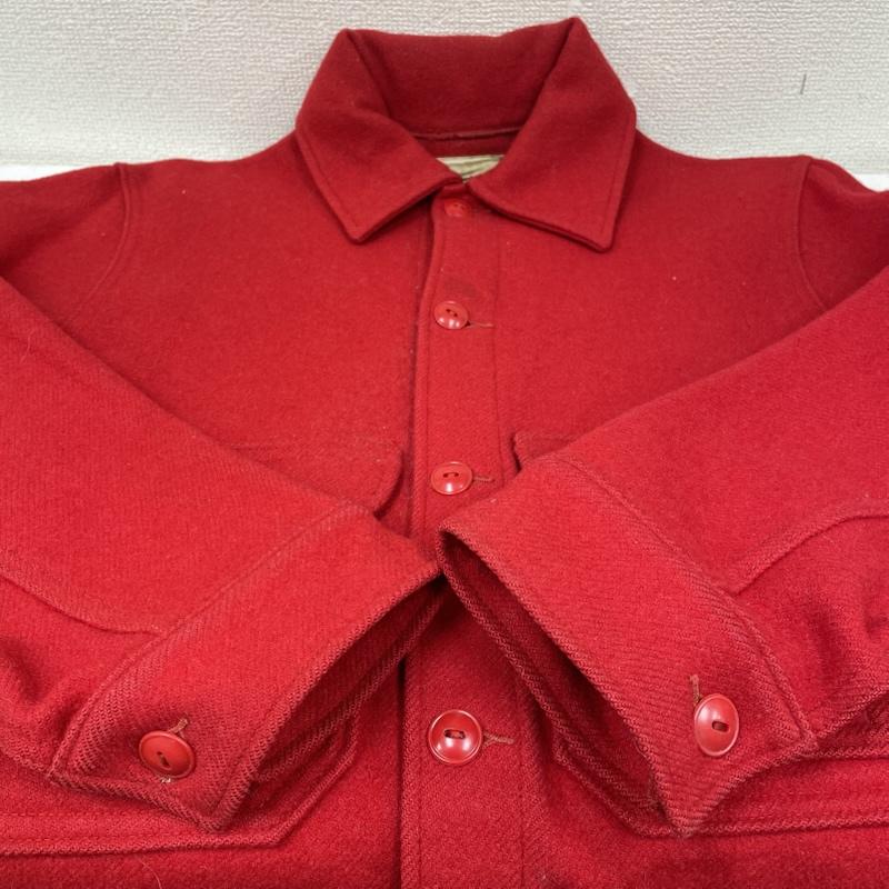 ウールリッチ WOOLRICH ジャケット、上着 ジャンパー、ブルゾン 60s 70s マッキーノ ジャケット ウールジャケット シャツ ブルゾン ボタン 無地 白タグ 42 無地 赤 / レッド / red メンズ USED 古着 中古 50148990