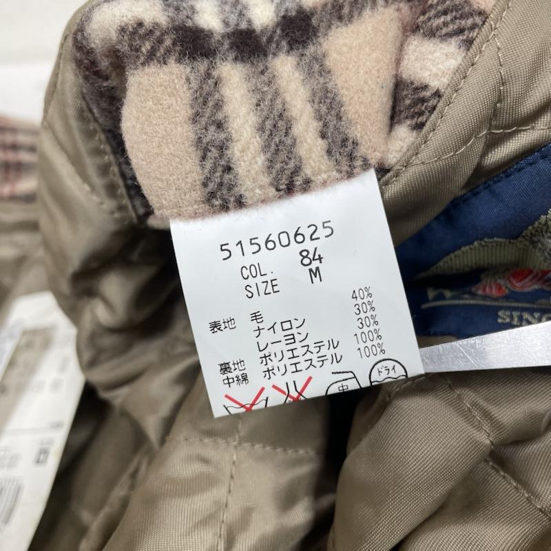 ウィリスアンドガイガー Willis&Geiger ジャケット、上着 ジャンパー、ブルゾン シャツ ジャケット ワークブルゾン チェック柄 ウールコート 51560625 M チェック ベージュ / ベージュ / beige メンズ USED 古着 中古 50149004