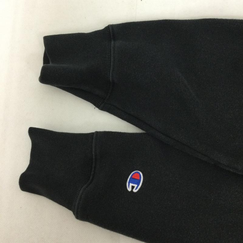 チャンピオン Champion パーカー 長袖 Champion REVERSE WEAVE  mintcrew プルオーバーパーカー L 無地 黒 / ブラック / black メンズ USED 古着 中古 50149033