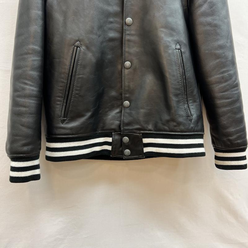 リューグーレザーズ Liugoo Leathers ジャケット、上着 レザージャケット オールレザー スタジャン 牛革 M 黒 / ブラック / black メンズ USED 古着 中古 50149046