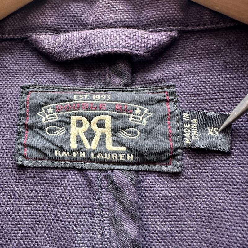 ダブルアールエル RRL コート コート一般 キャンバス ダック P コート MNRROTWM5100022 XS 紫 / パープル / purple メンズ USED 古着 中古 50149087