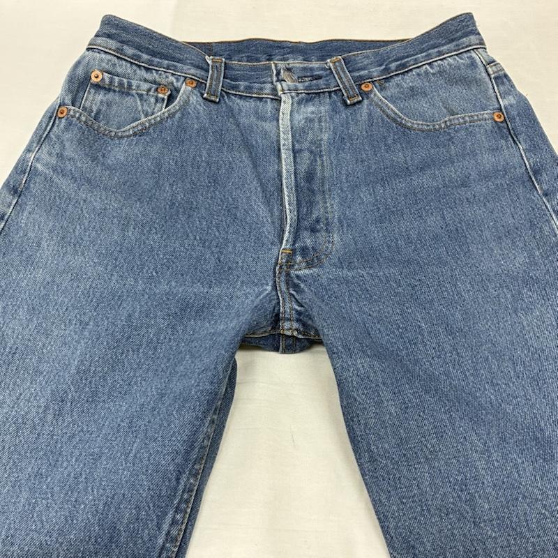リーバイス Levi s パンツ デニム、ジーンズ 501xx 90s USA製 ボタン裏555 バレンシア ヴィンテージ ジーンズ デニムパンツ 30インチ メンズ USED 古着 中古 50149088